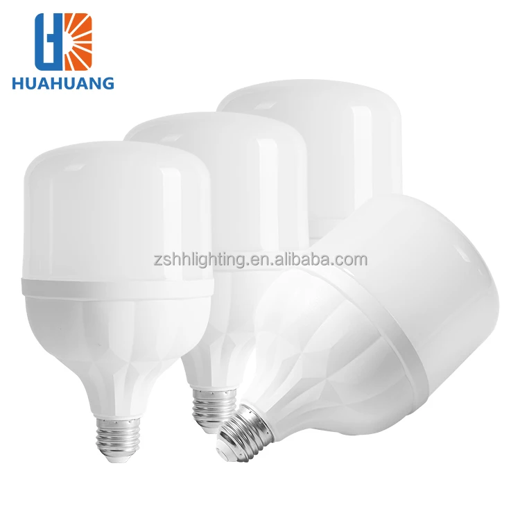 Elegant Design Indoor Fixture B22 E27 PBT PP 5W 10W 15W 20W 30W 40W 50W 60W LED Light T Bulb