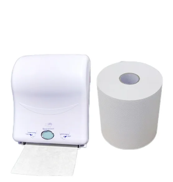Source factory wholesale high toilet paper roll commercial toilet tissues 1000g cored embossed paper towel