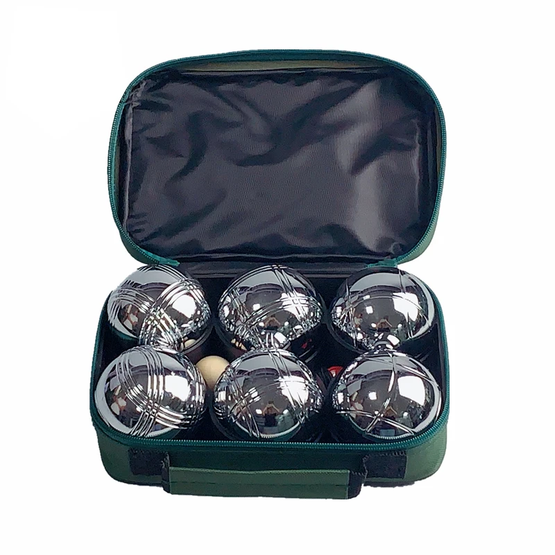 
Gym equipment 3pcs 73mm Metal Bocce Petanque Boules Set 