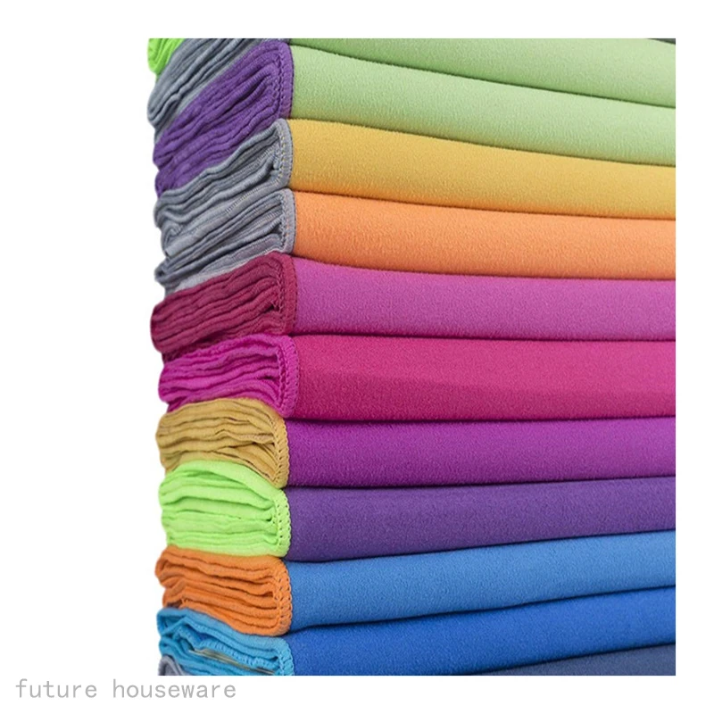 Custom Embroidery Microfibre Sports Towel  Bag Microfiber Gym Towel