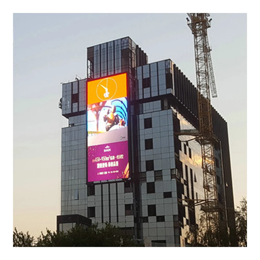Large Outdoor Waterproof Advertising Matrix Panel Display Big Exterior Advertisement Signs Led Screen Video Wall Billboards