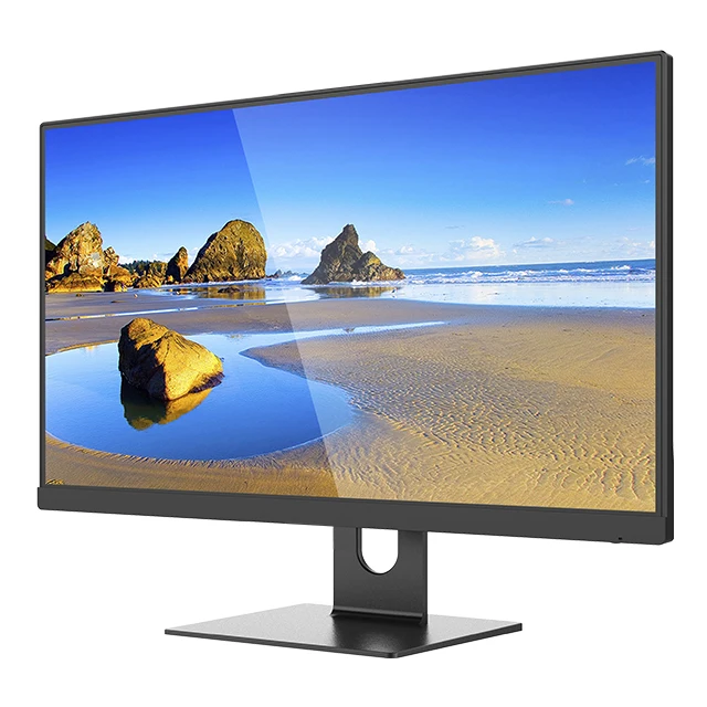 New 27 inch LED monitor curved 4K All in one PC stretch bar lcd display AIO computer Desktop computer for gaming laptop lcd