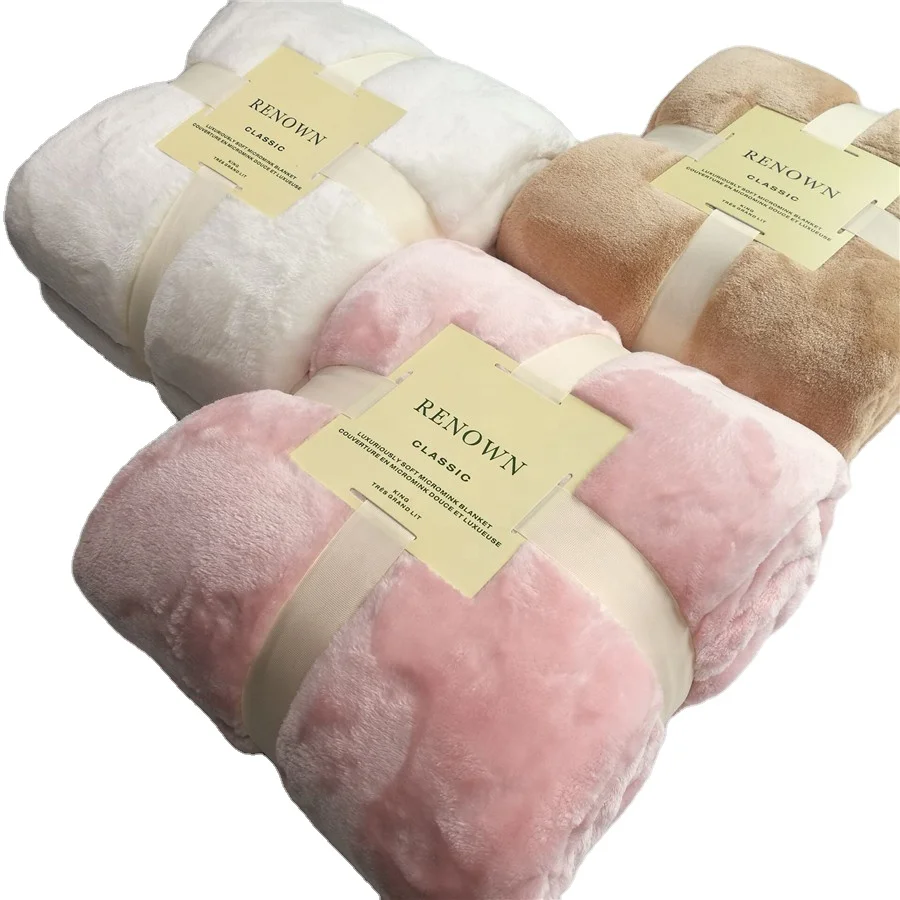 Custom Fleece Throw Blankets Luxury Decorative Throw Blankets Flannel Fleece Blanket For Couch & Bed