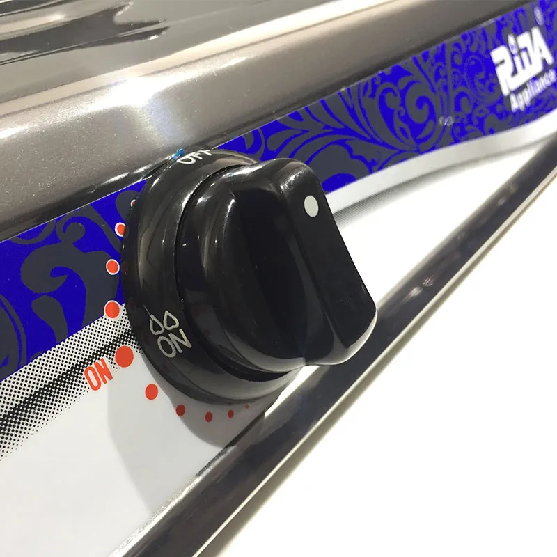 Factory specials custom quality cookware top Indian model 2 burner plate gas cooker stove cooktop