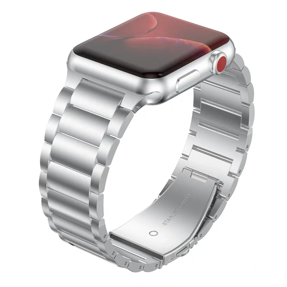 New Stainless steel SmartWatch Bracelets for SmartWatch Women Men Smart Watch Series Band Series 7 40/41/44/45mm