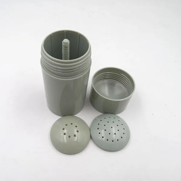 2.12oz 2.65oz 2.82oz 60ml 80ml 90ml empty PP Twist Up Gel Cream Deodorant Stick Tube Body Deodorant Container with Sifter Lid