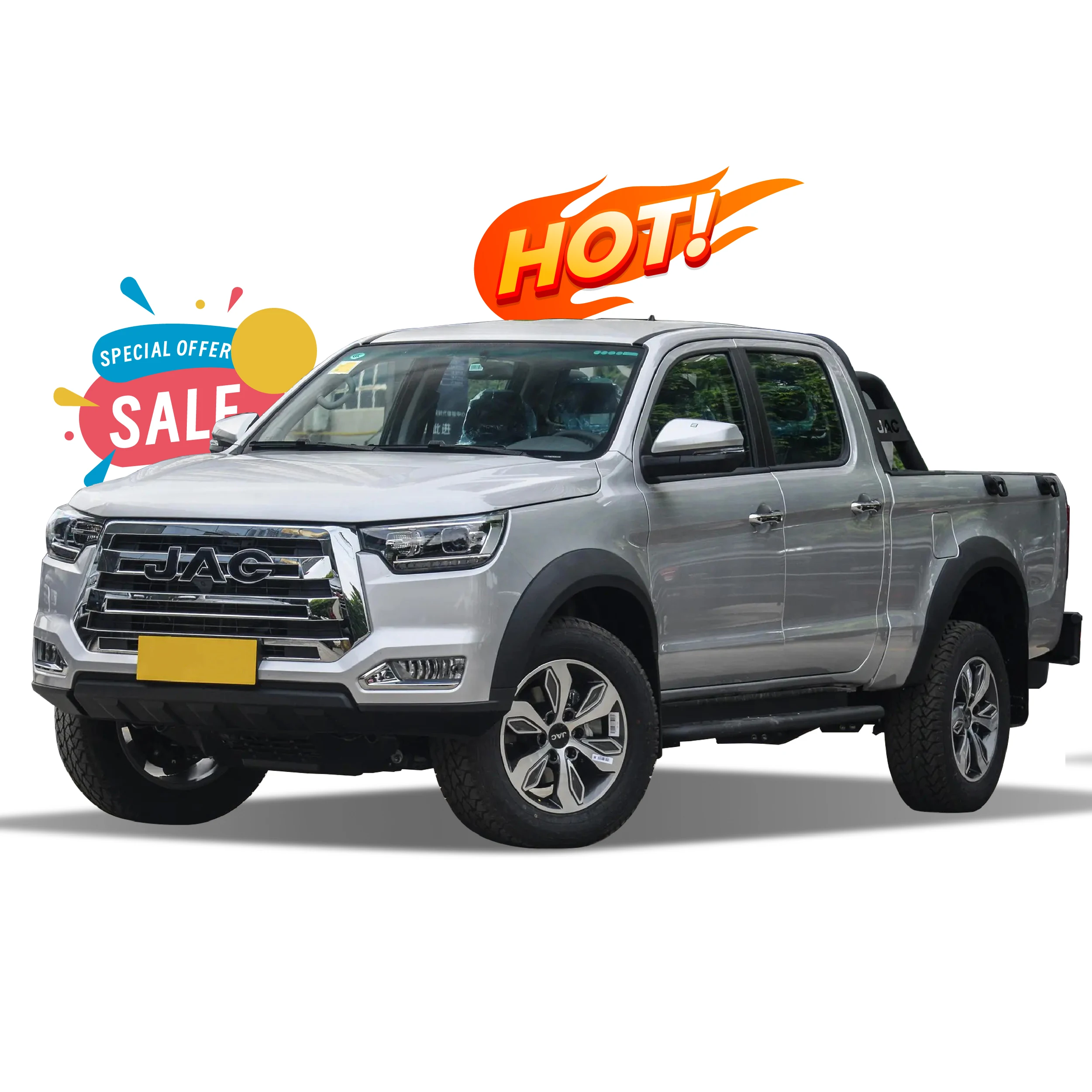 Новая модель 2024 2025 Jac T8 Pro дизельный пикап среднего размера JAC Auto 150 км/ч Максимальная скорость 4 двери 5 мест двойные ряды 360 нм депозит