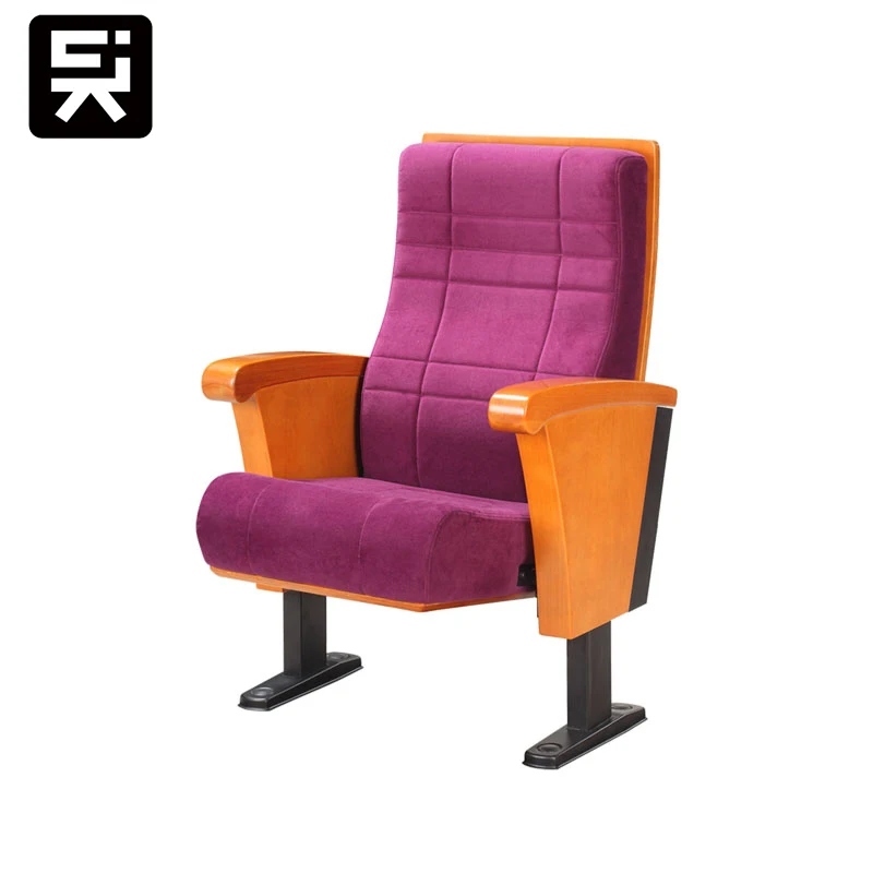 Modern Style Soft Cushion Auditorium Chair for Theater Church Cinema Hall School Hotel Hospital Home Theater Use