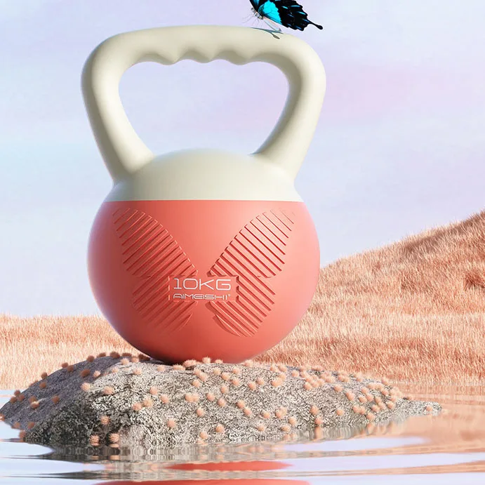 ZHIHUI non-slip handles 2KG/4KG/6KG/8KG/10KG Sizes soft kettlebell home sports High Quality PVC soft kettlebell set