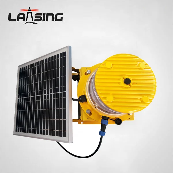 TY2KS Solar powered medium obstruction light,solar powered obstruction lights With GPS Synchronization function(optional)