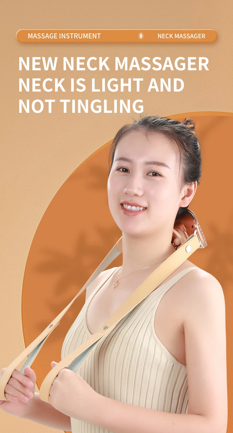 wireless portable electric neck massager smart  neck and shoulder massager hot sale 2021