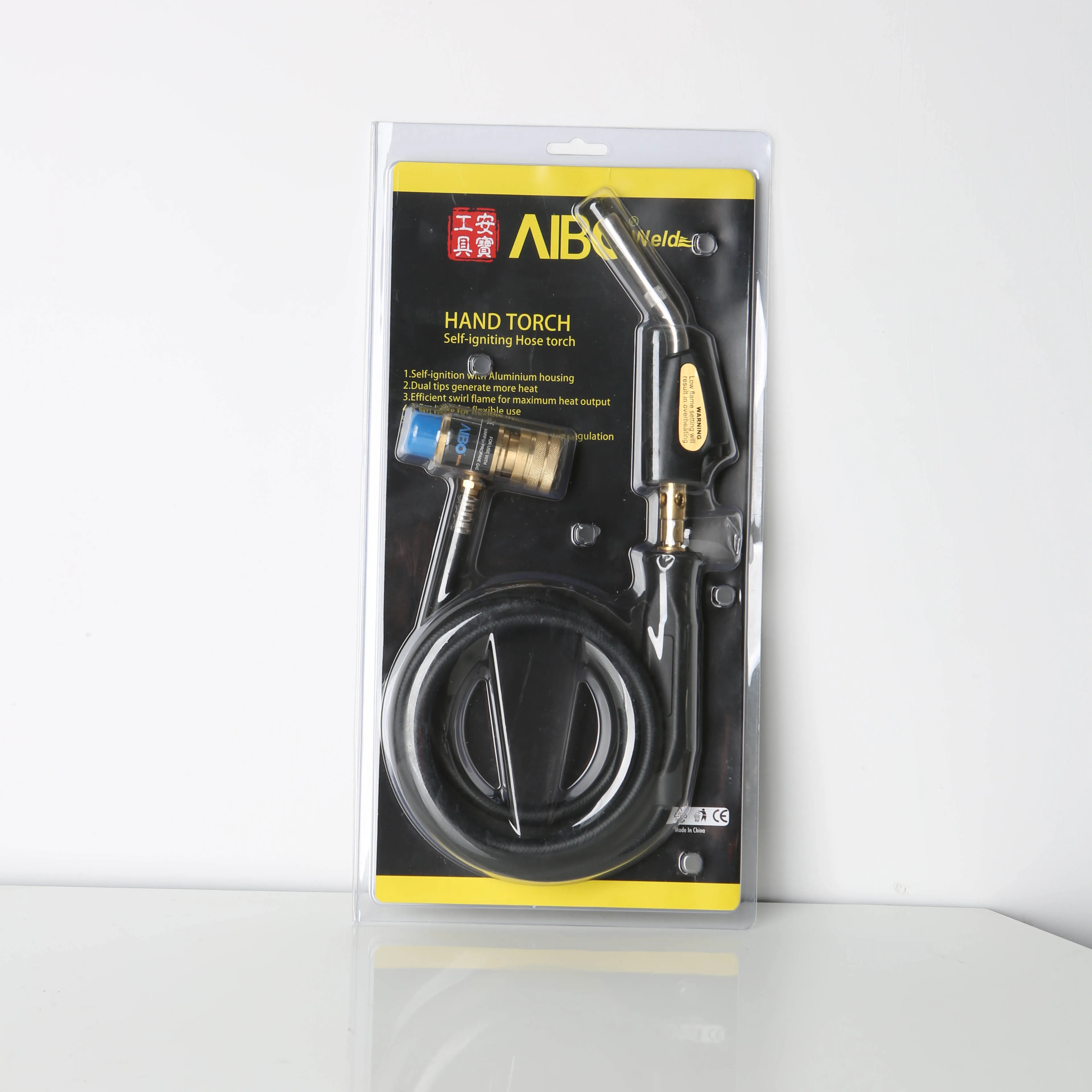 Mapp welding propane torch with self-Ignition with 1.5 hose