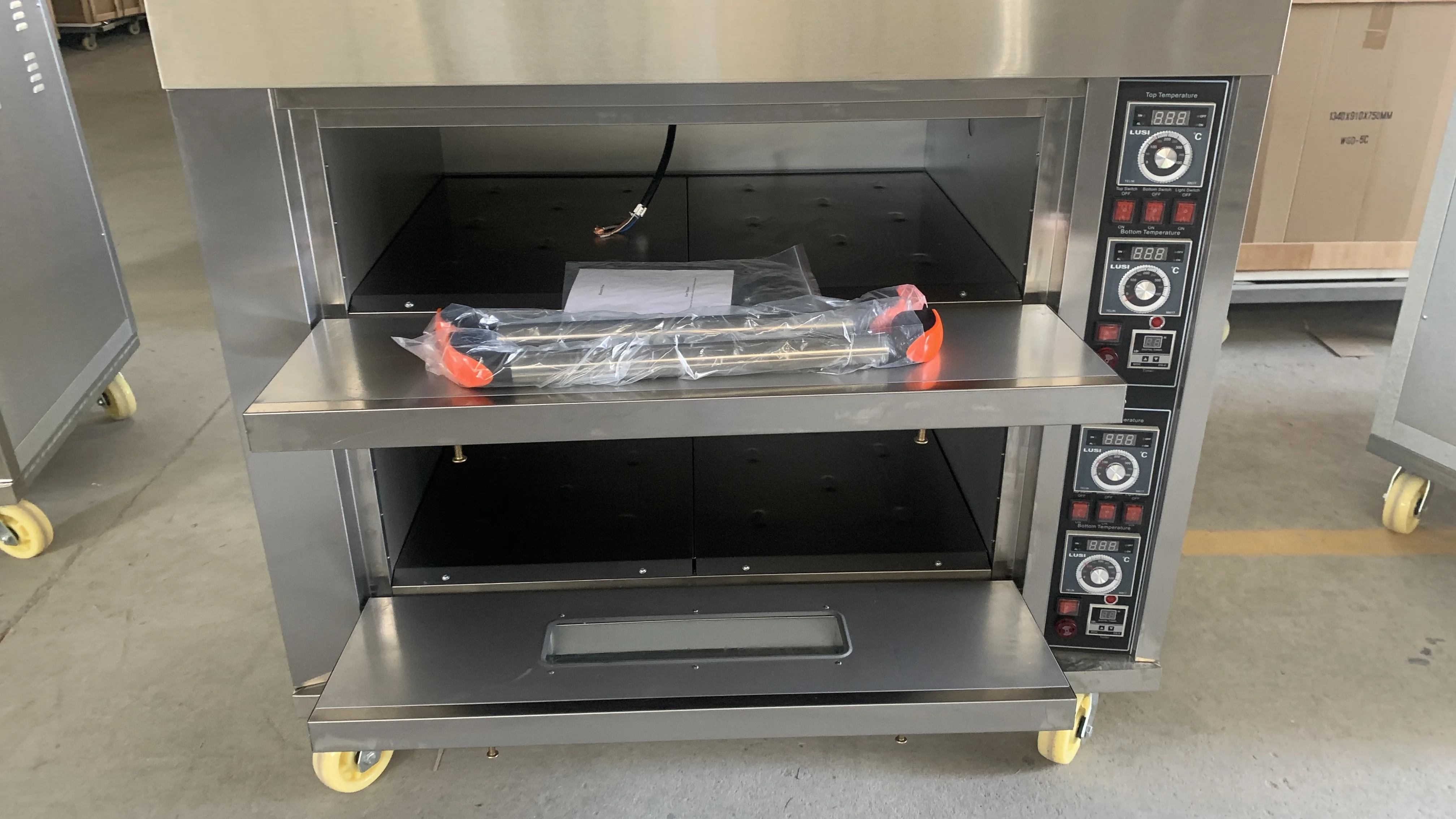 GRT-40Q Коммерческая двухэтажная печь для выпечки хлеба газовая пекарня