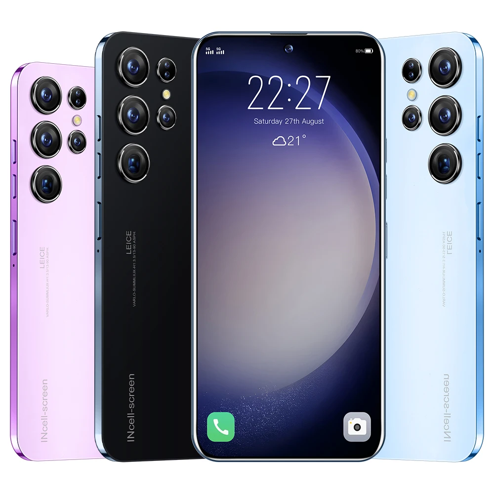 S23 ультра 5G смартфон HD экран QWERTY клавиатура 108MP задняя камера оптом LTE CDMA Octa Core английское распознавание лица