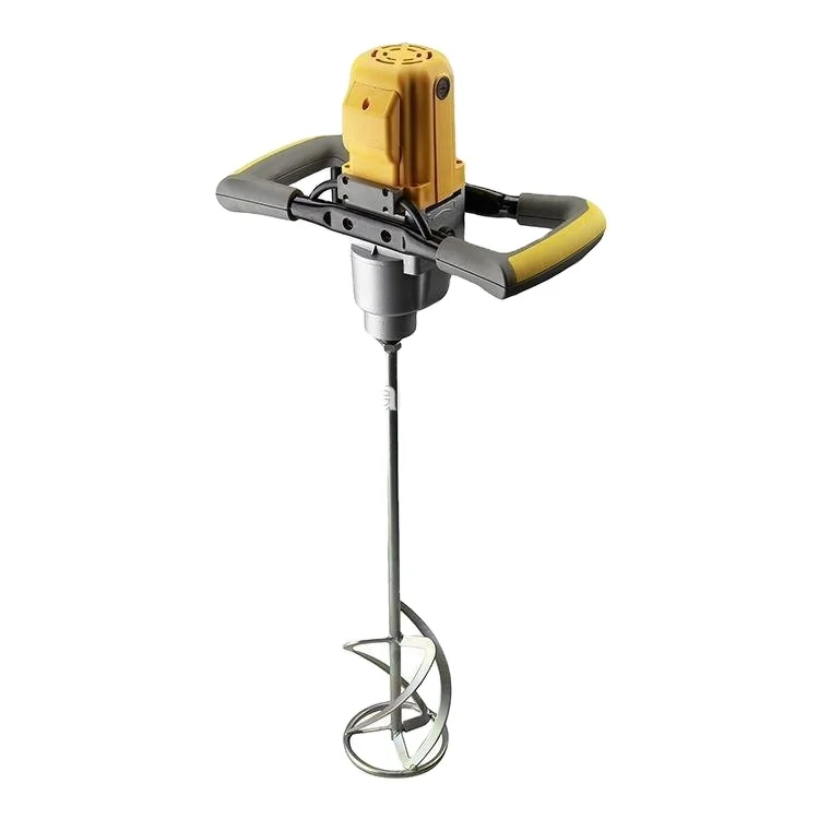 Kinty Electric Portable Concrete M14 Handle Mixer Manual Discharging Concrete Mixer