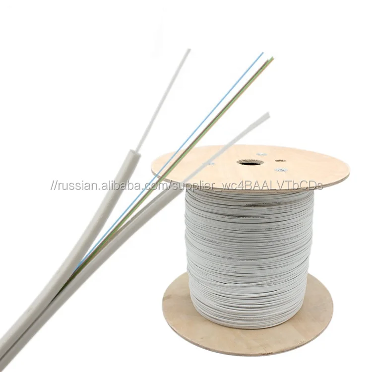 Открытый Кабо Fibra Optica падение 2fo Cabo Sustentavel 1000 м один режим G657A1 G652D 1 Core FTTH волокно-оптический кабель