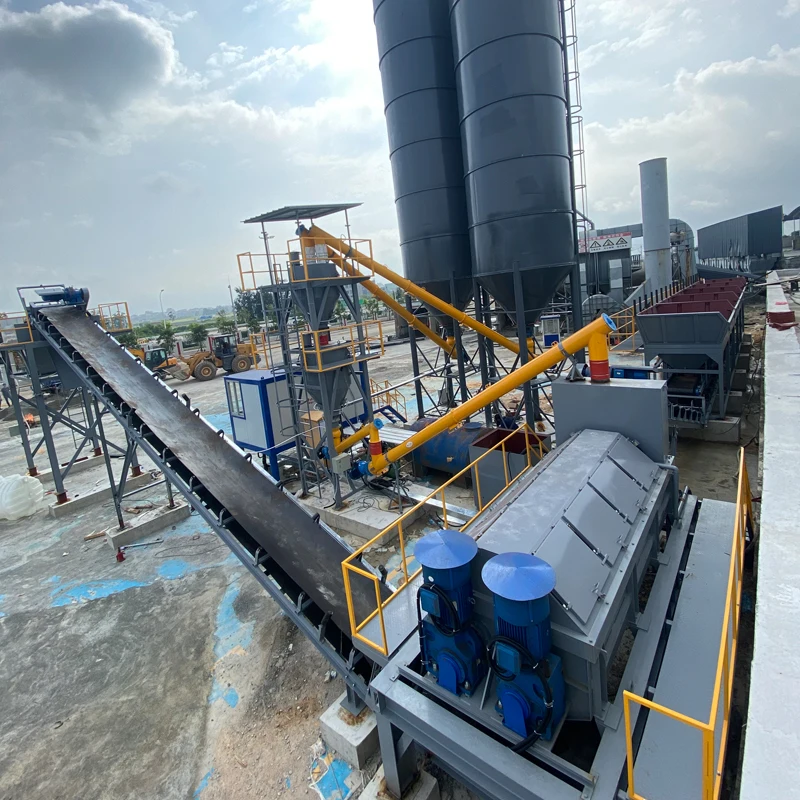 Stationary Type WBS600 Continuous Soil Mixing Plant For Construction Works Asphalt Plant