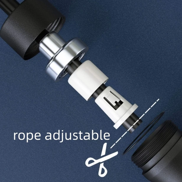 9mm Wholesale Ball Bearings PVC Fast Heavy Weight Skipping Rope Adjustable Bearing Jump Ropes