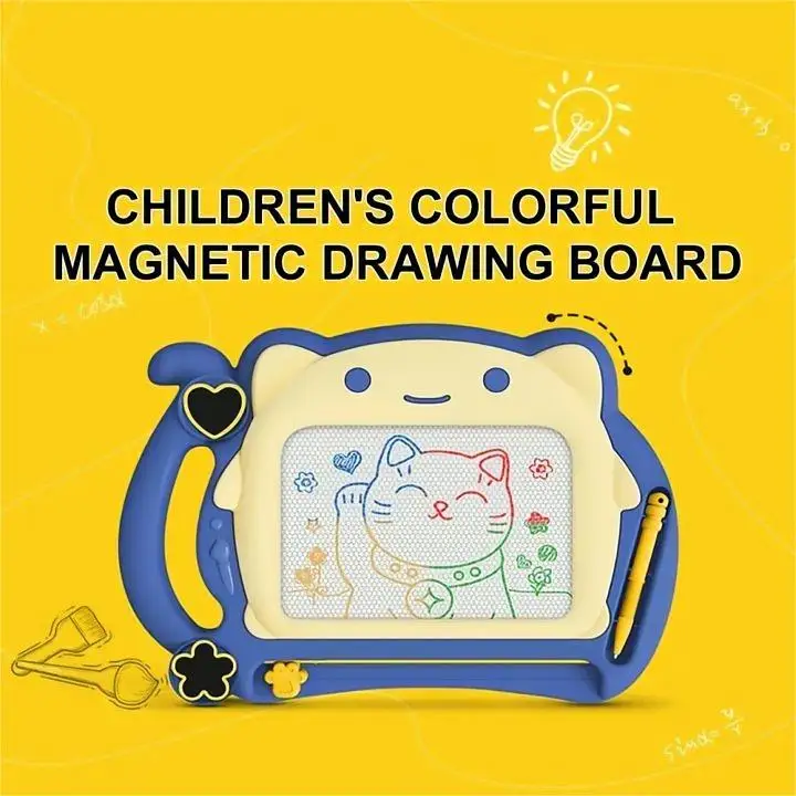 Portable Erasable Drawing Colorful magic Home magnetic Educational Gifts Painting Learning Pads drawing board for kids Toys