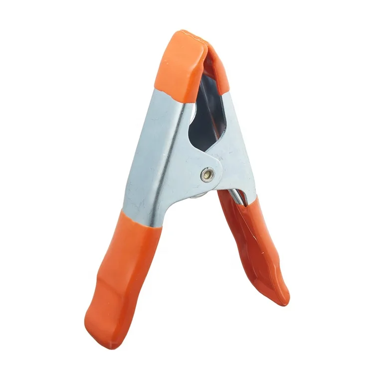 Heavy-Duty 4 Inch A-Type Spring Clamps Multipurpose Steel and Zinc Plated Wire/ Wood/ Pipe Clamp Plastic Clip