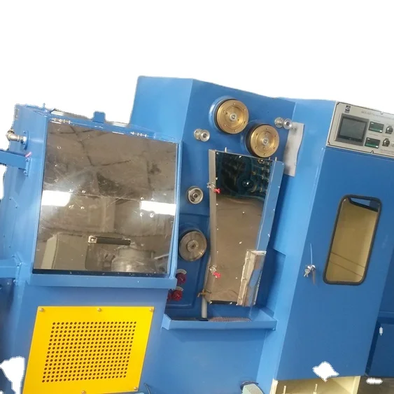 
22 dies copper fine wire drawing machine with annealer price 