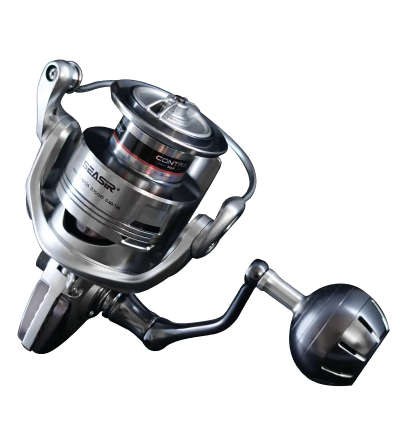 SEASIR CONTRA MAX high-end metal 9+1BB max drag  25KG/44-25LB  5.7:1/5.1:1 alloy gear SW for salt water spinning  Fishing Reel
