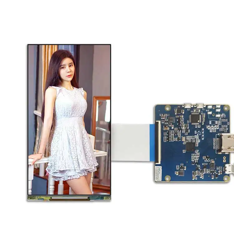 6 Inch 2K 1440X2560 IPS Tft LCD Panel Screen Without Backlight 50 Pin Mipi Driver Board Connector For Projector 3D Printer