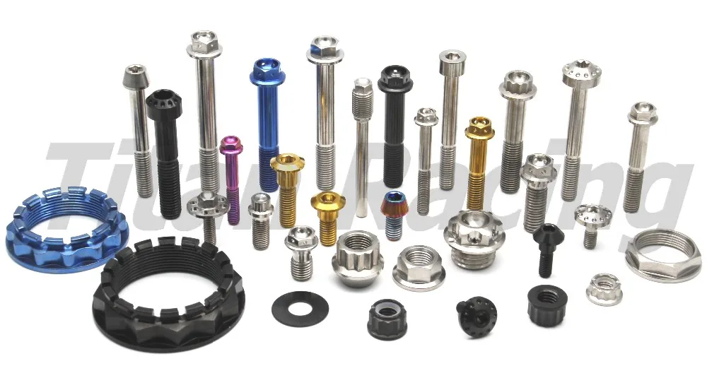 High Quality Automobile M8*1.25 Intake/Exhaust Titanium Manifold Stud Kit