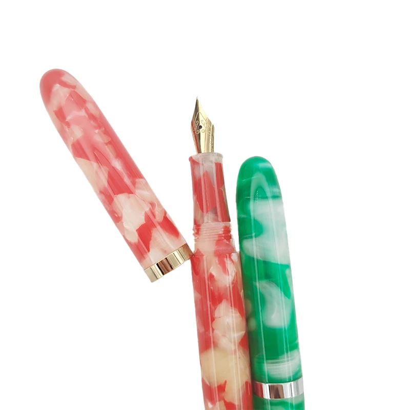 High quality hot sale wholesale plated fountain pen kits gold white ink pot for fountain pen