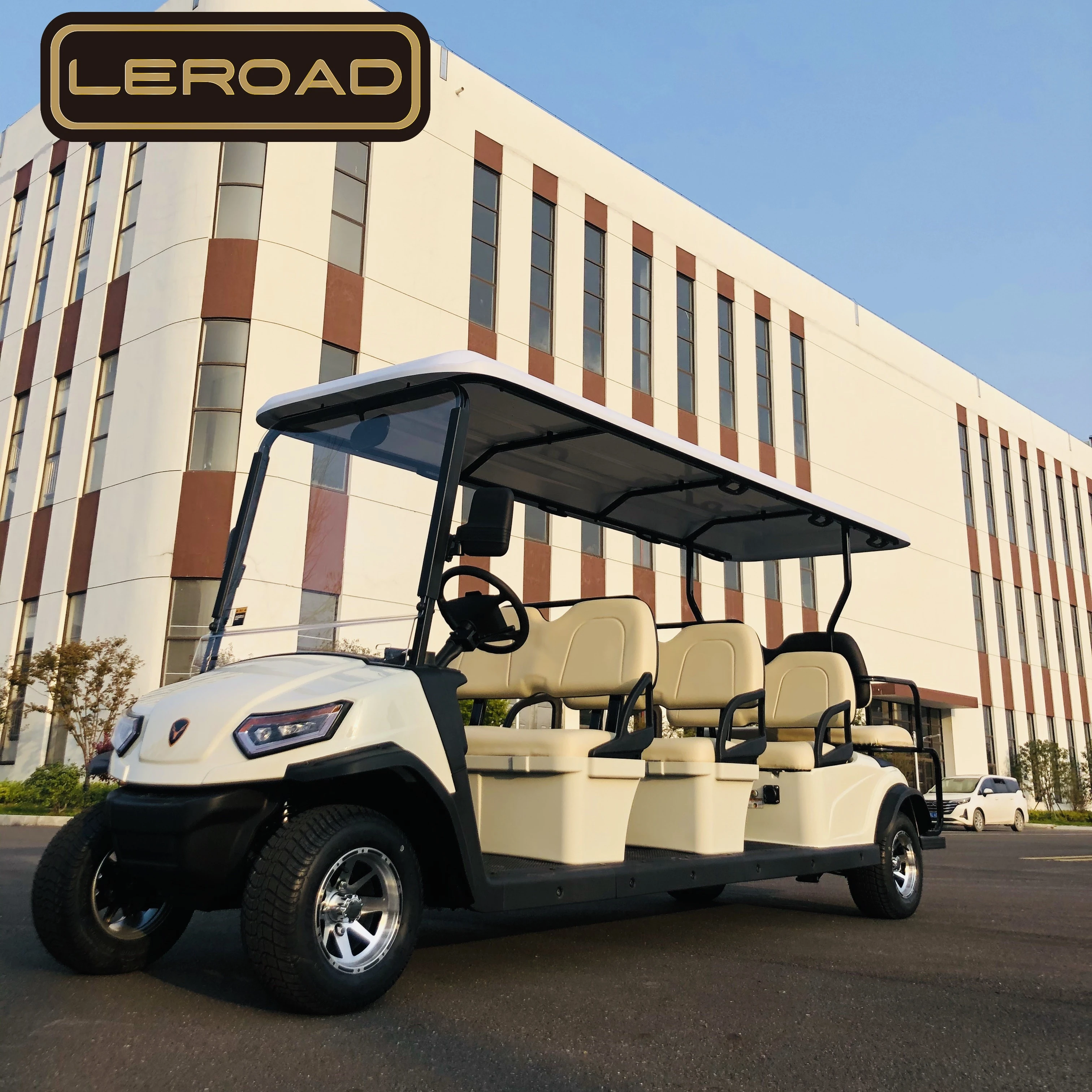 Leroad новая модель 8 местный гольф-мобиль Электрический клубный гольфмобиль