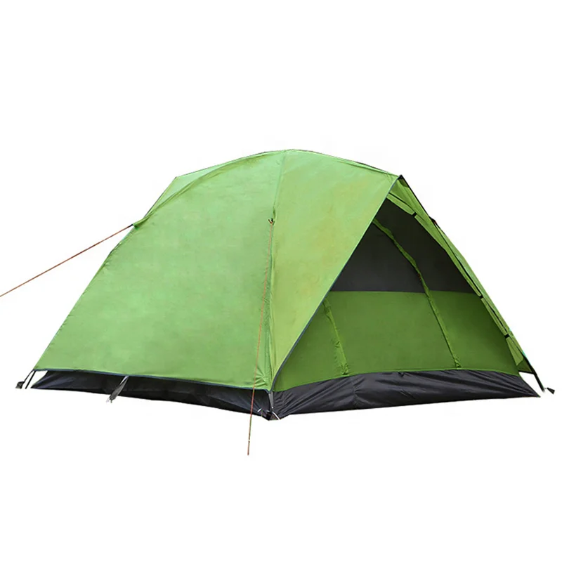 2 Person Waterproof Double Door Storm Proof Extreme Weather Mountaintop 4 Season Camping Aluminium Tent