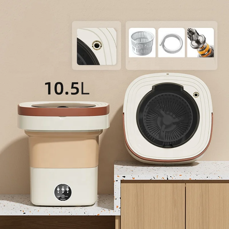 Warmstar Portable Small Folding Washing Underwear Lazy Socks Mini Electric Washing Machine With Dryer