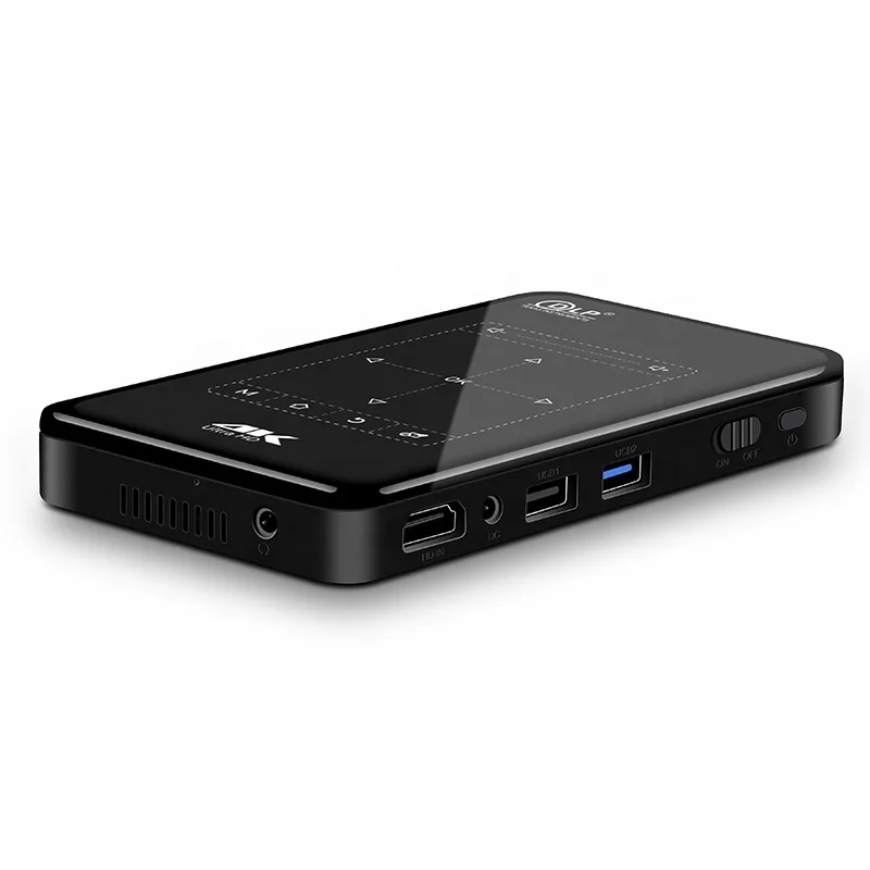 P8 120 дюймовый видео 1080p Мини проектор 4k dlp 3d портативный проектор