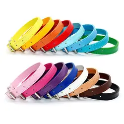 Fashion Factory direct Customized Color PU Leather Dog Collar for Pet