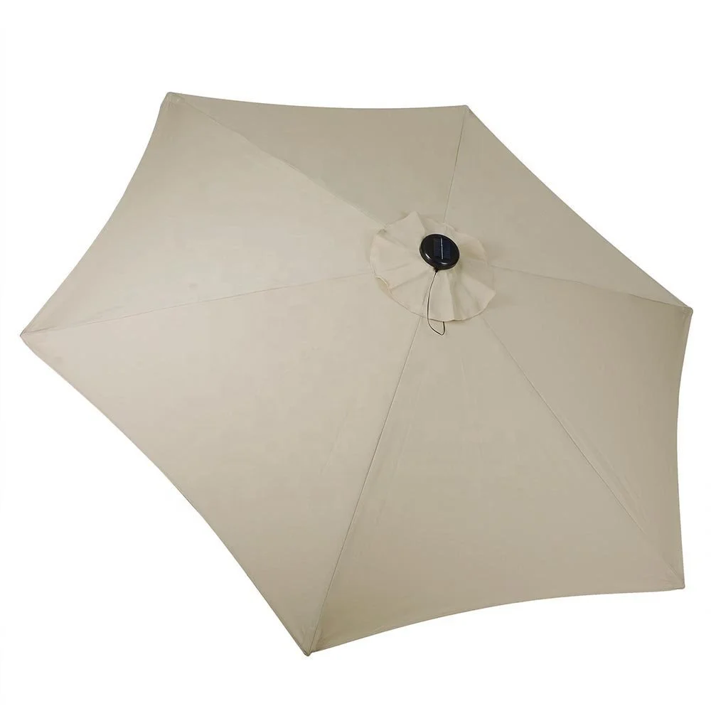Fantastic Luxury Tassel Patio Wooden Garden Outdoor Beach Umbrella Parasol