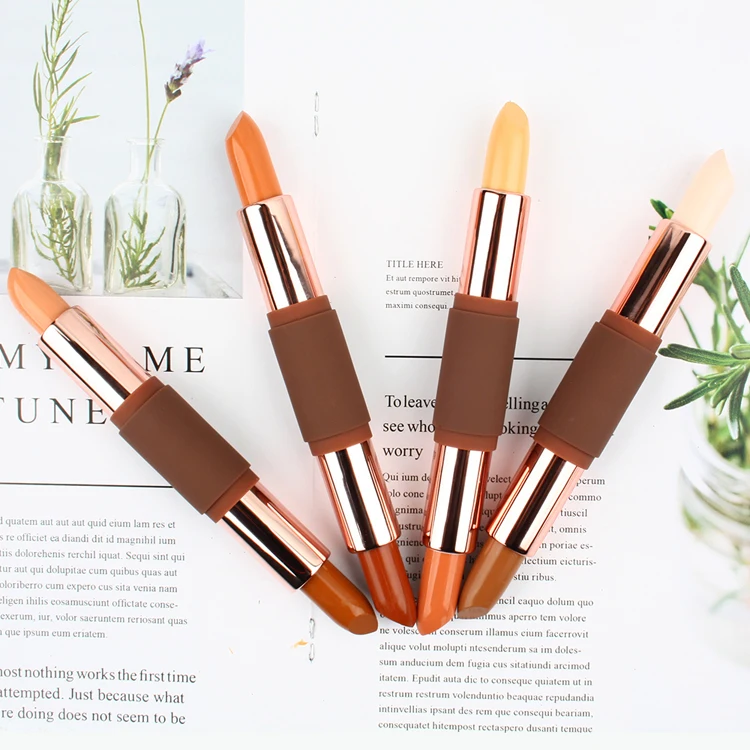
Wholesale private label concealer Stick Makeup Face Foundation Contour Double Side Full Coverage cream Concealer 