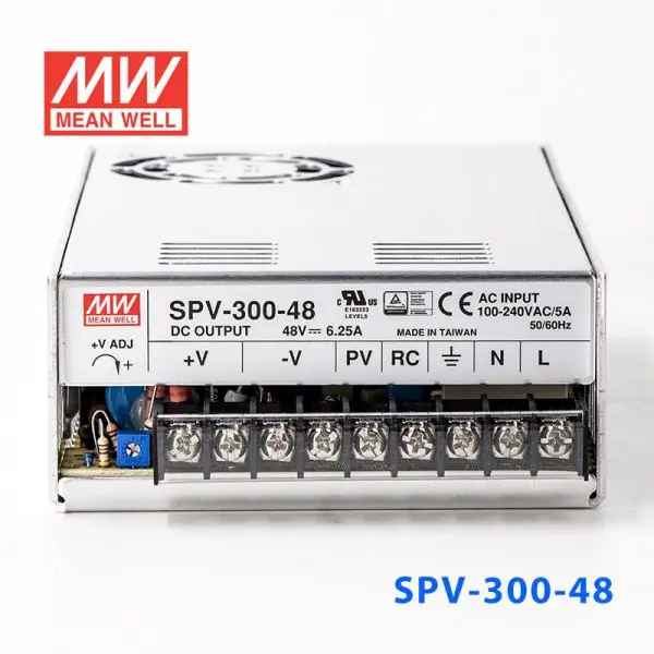 SPV-300-48 MEAN WELL 300W Adjustable output voltage Single Switching Model Power Supply
