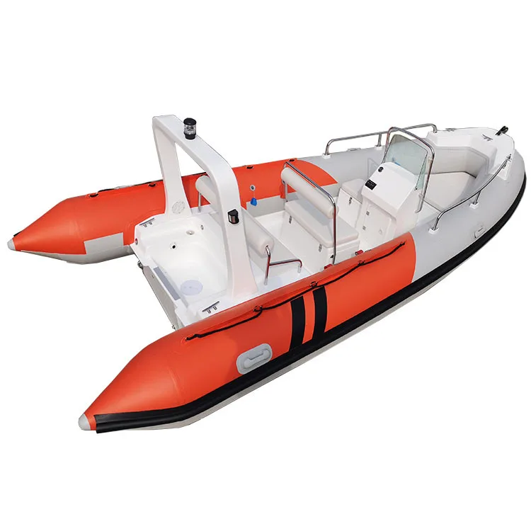 CE 3.9m China Hypalon Sport RIB Boat Fiberglass Hull Rowing Boat