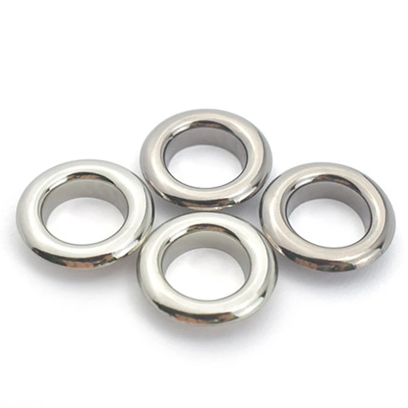 wholesale 5mm shiny gold eyelets for clothing round snap eyelet for bags