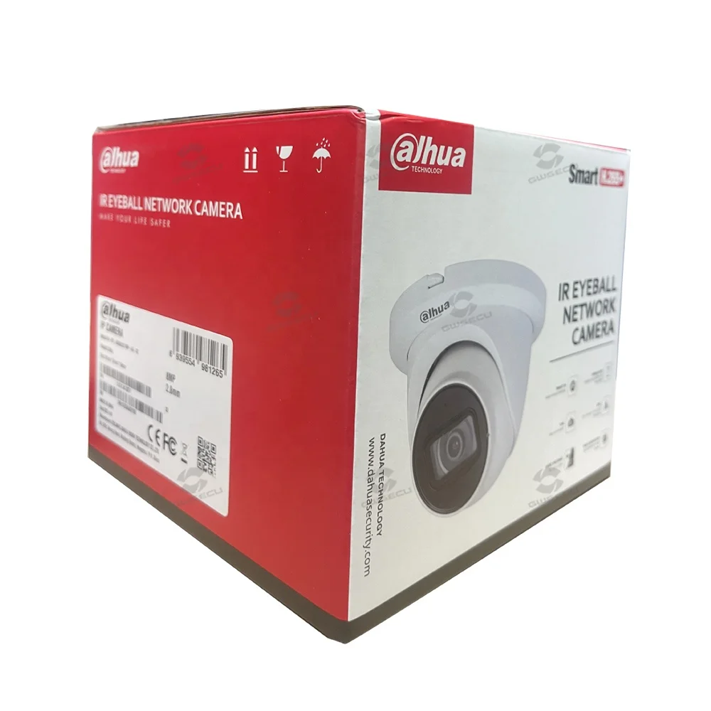 IPC-HDW3841EM-S-S2 Dahua WizSense белая черная башня для глазного яблока 2 8 мм аудио обнаружение человеческого транспортного средства CCTV 4K ip-камера Мп