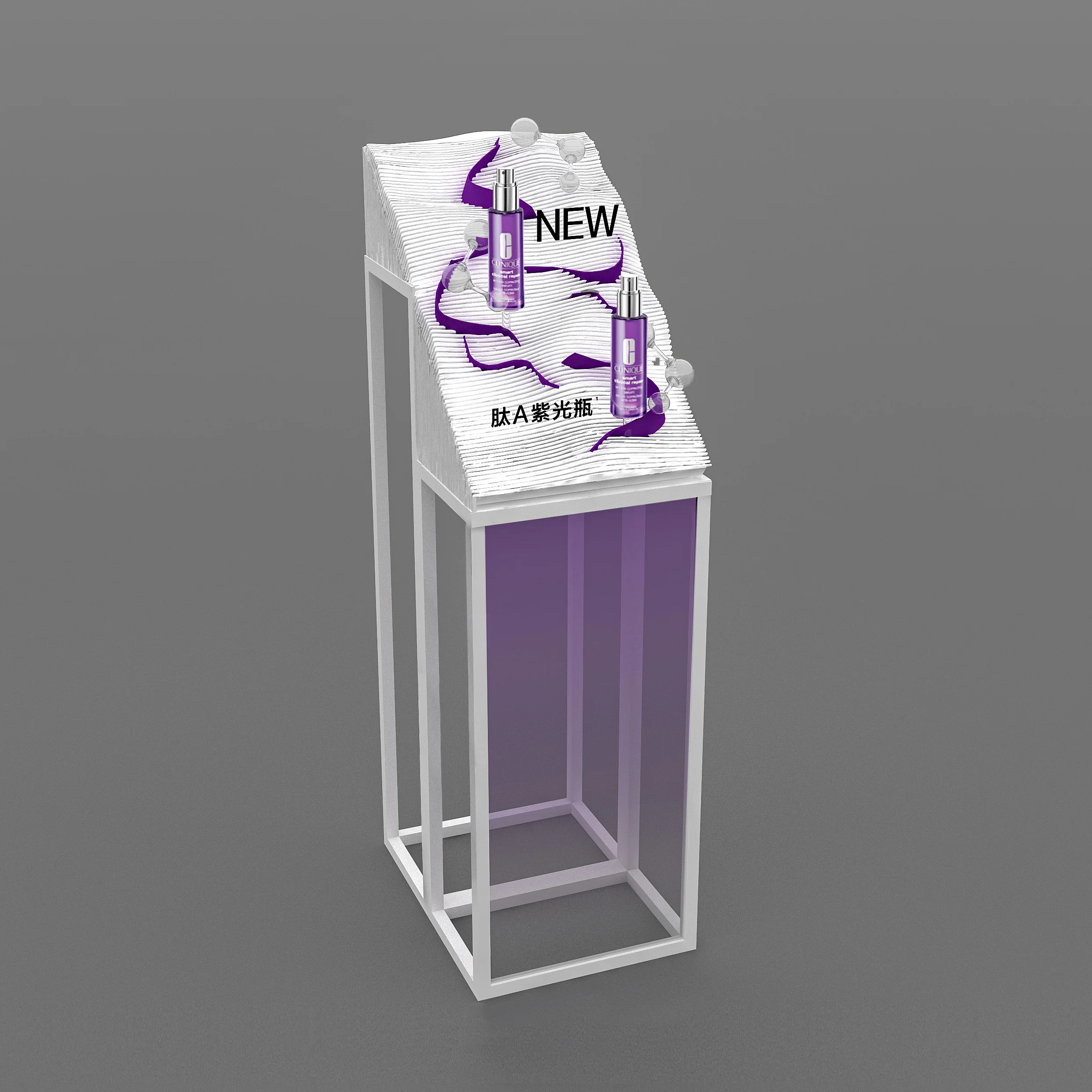 Customized High Quality Countertop Display Stand makeup display stands for Store Cosmetic Perfume Display Stand