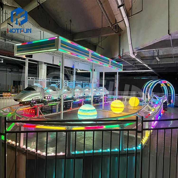 Trendy Factory Direct Amusement Park Rides Thrill Amusement Ride 12 Seats High-speed Rail Paradise Ride For Sale