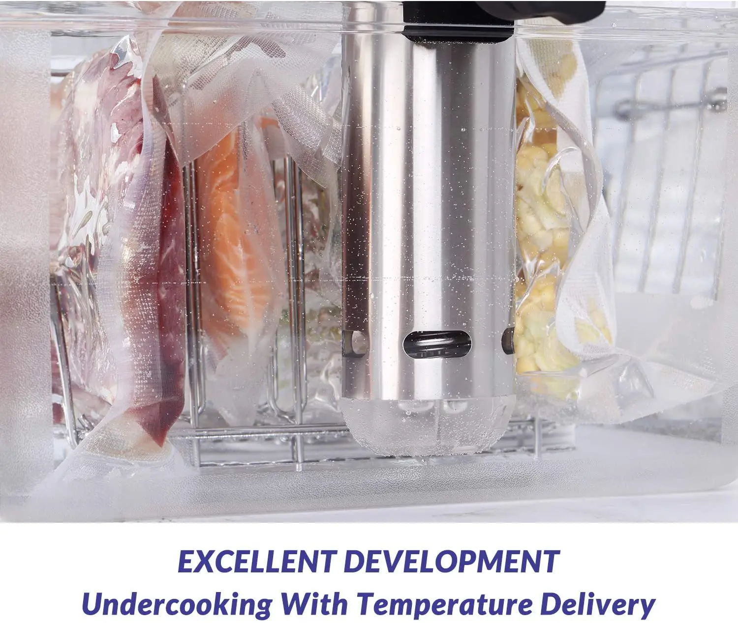 Sous Vide Rack-Adjustable, Collapsible,Ensures even and Quick warming with Sous Vide Cooking