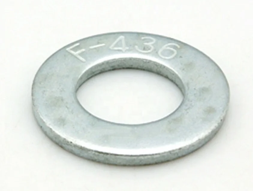 ASTM f436 round structural flat washer, Heat treated steel washer