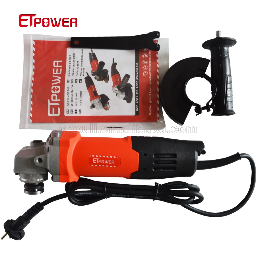 Portable Moladora Tools Wholesale High quality 850W Back Switch Electric Mini Angle Grinder