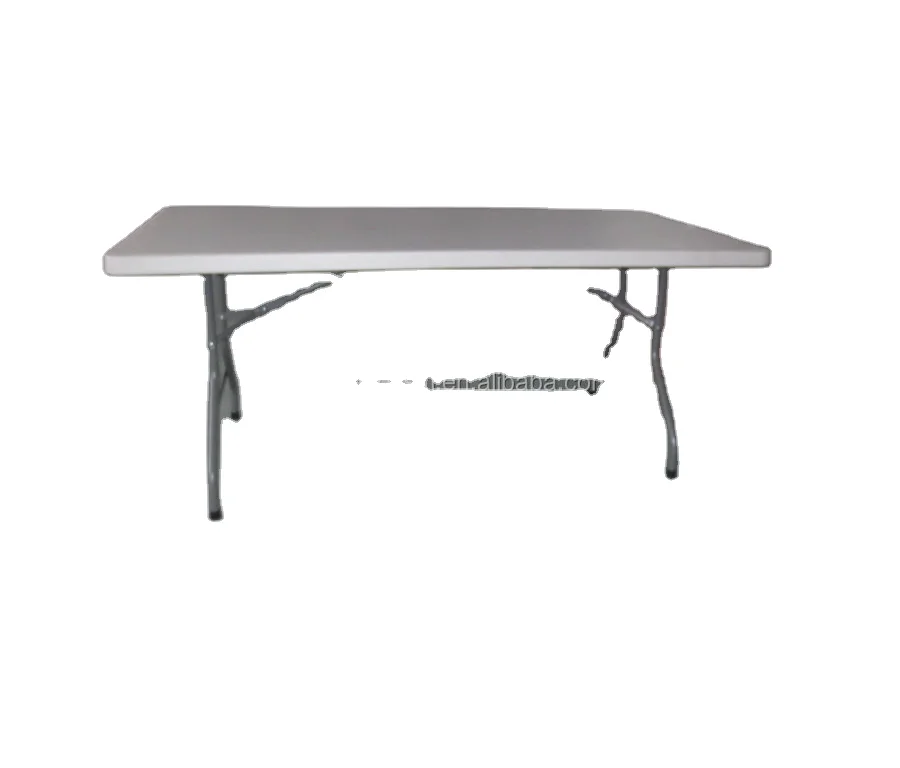 Two Meter Length Folding Table/panel Solid Fold Table/200*90*74cm HDPE Blow Mold Furniture/special Size with 90cm Width
