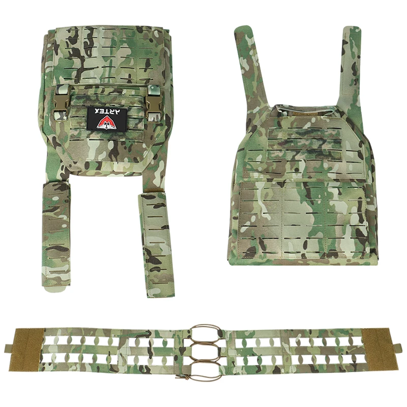 Top Sale 500D nylon tactical vests light weight tactical armor vest with molle system Camo quick release vest plate carrier