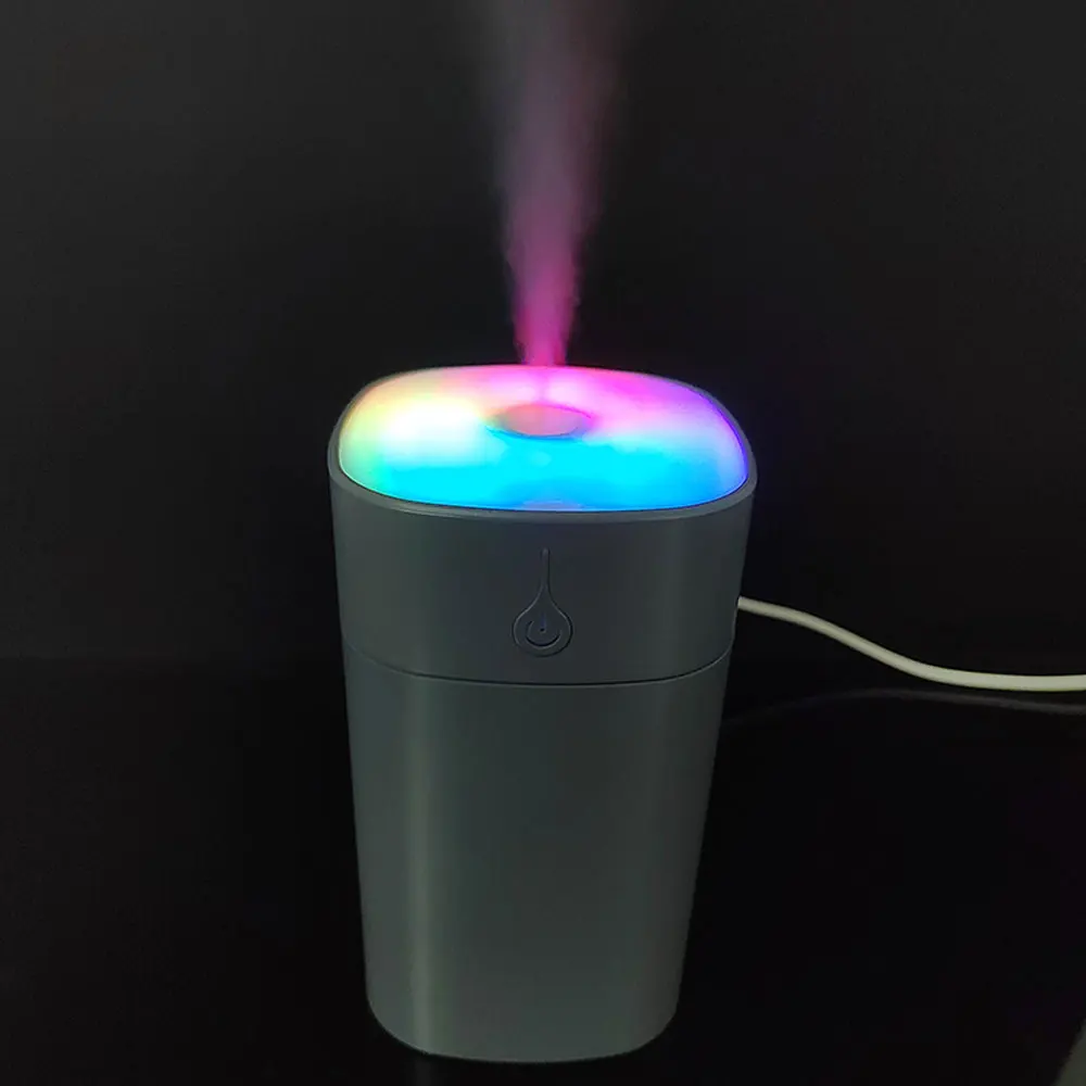 400ML Large Capacity Air Humidifier With Light No Noise Diffuser Humidifiers Mini Desktop For Car Home Work