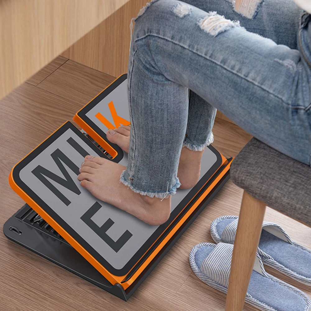 Fitness equipment non-slip foldable multi-functional adjustable 9  Level  Stretch Slant Board