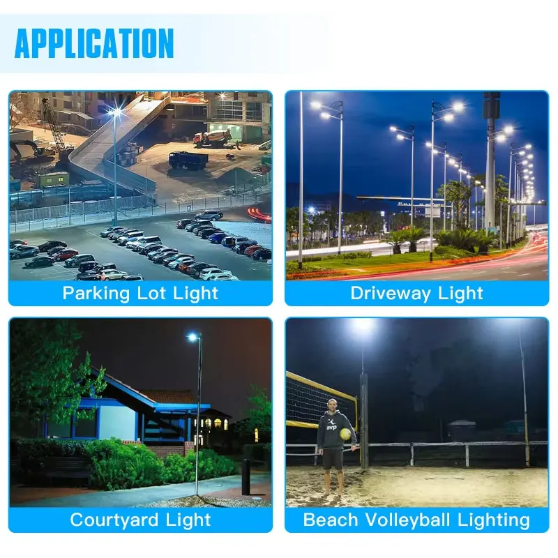BBIER 3000K/4100K/6500K/CCT Adjustable High Lumen Outdoor Public Road Lighting Waterproof luminaires led street light
